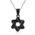 שרשרת כסף מגן דוד קטן מעוצב
