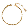 צמיד חבל מוזהב לגבר – Golden Rope Bracelet