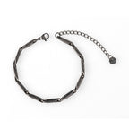 צמיד גורמט שחור לגבר – Black Chain Bracelet