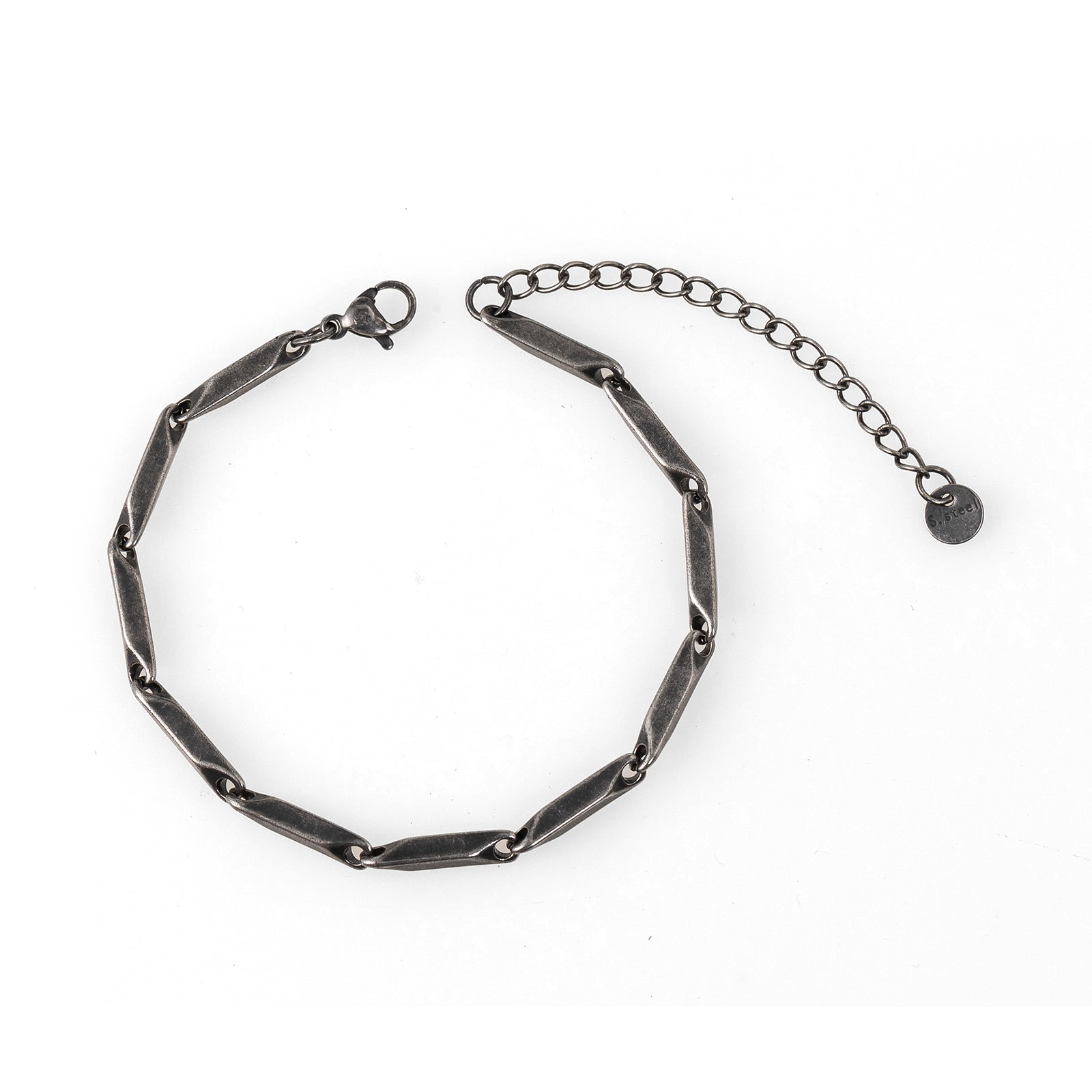 צמיד גורמט שחור לגבר – Black Chain Bracelet