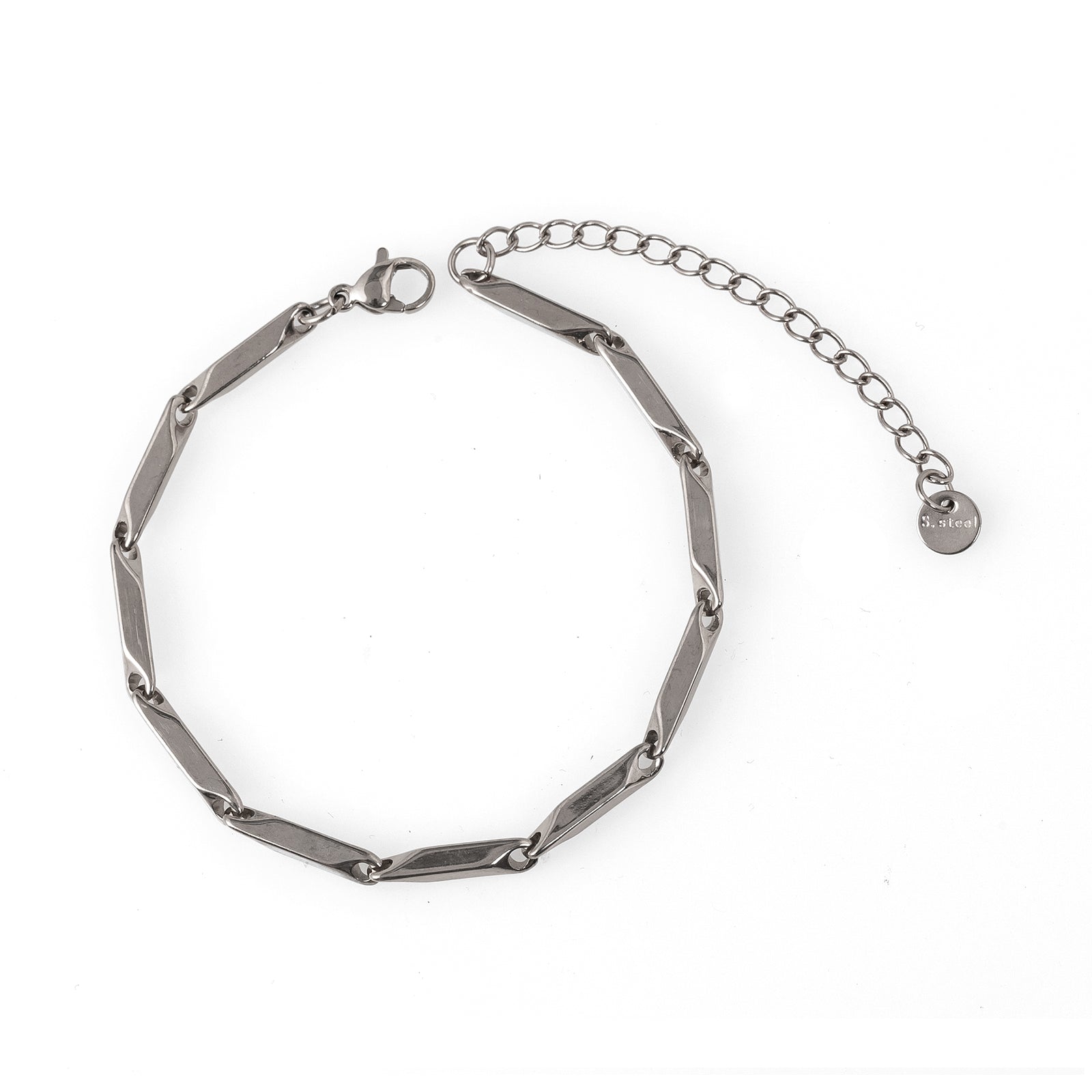 צמיד חוליות כסף לגבר – Silver Link Bracelet
