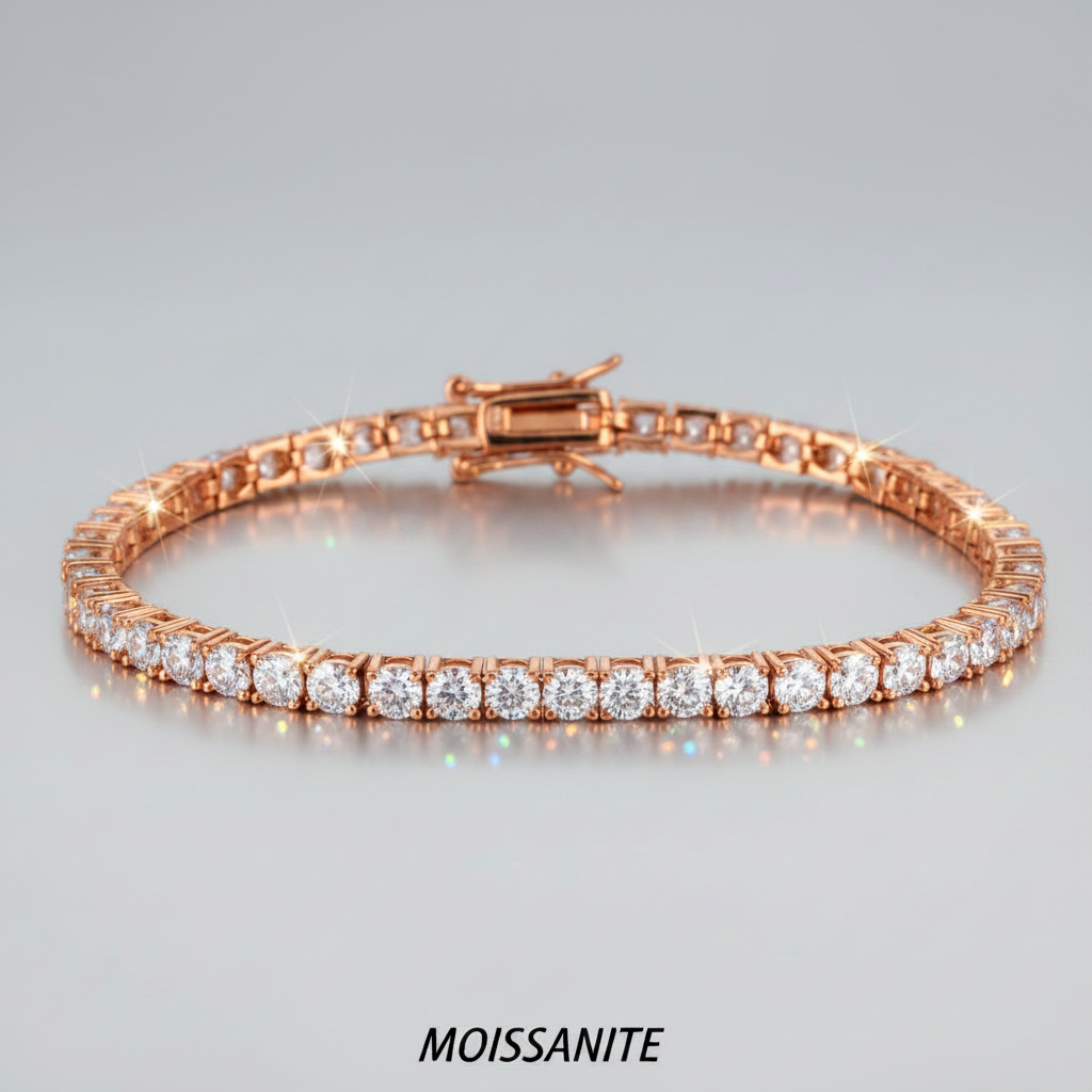 צמיד טניס מוסונייט mosi002-3mm-4.9ct-5.5ct--2-M