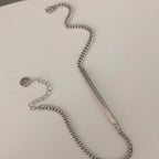 צמיד קרסול חלק מכסף 925