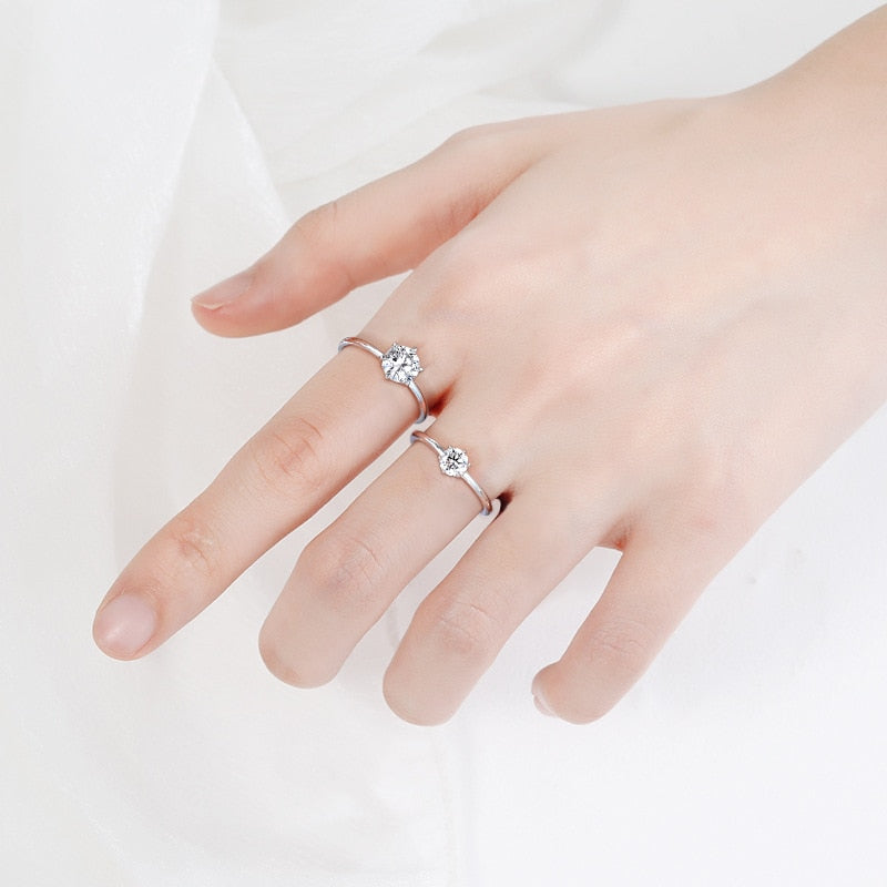 טבעת יהלום קלאסית מבית YA