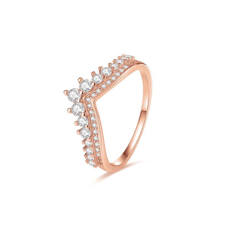 טבעת כתר מעוצבת לאישה מבית YA