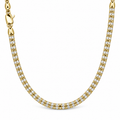 שרשרת Moon Chain יוקרתית מכסף 925 – ציפוי רוז גולד 18K